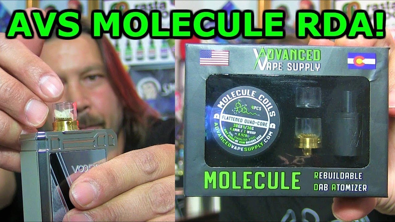 CBD Isolate on the Advanced Vape Supply Molecule RDA! | Vape Lounge