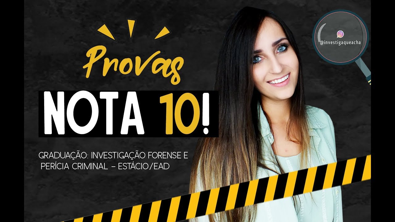 Como tirar NOTA 10 nas provas da Estácio EAD de Investigação Forense e Perícia Criminal!