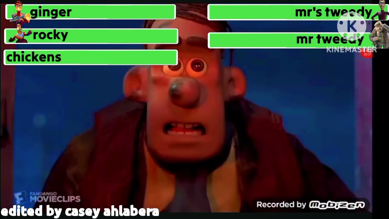 Chicken run final battle with healthbars dreamworks