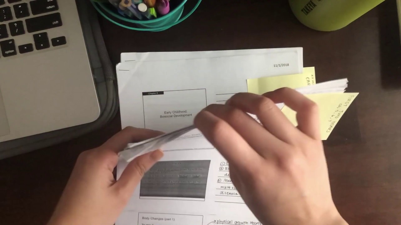 how i make my revision notes! - psychology student