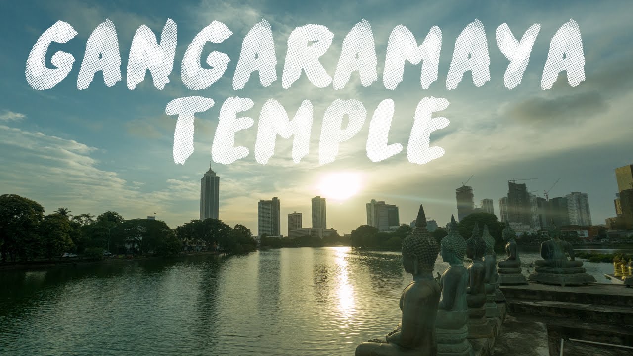Gangaramaya Temple | Sri Lanka (Cinematic Tour with Sunset)