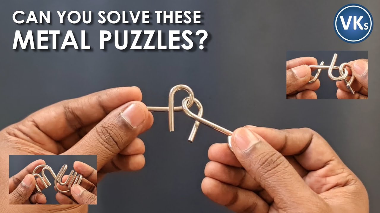 Can You Solve These Metal Puzzles? | VinKrish Solutions