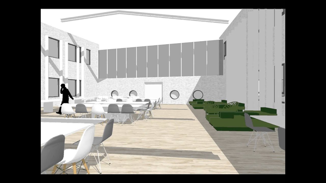 3D film nieuwbouw en verbouw Christelijke Hogeschool Ede