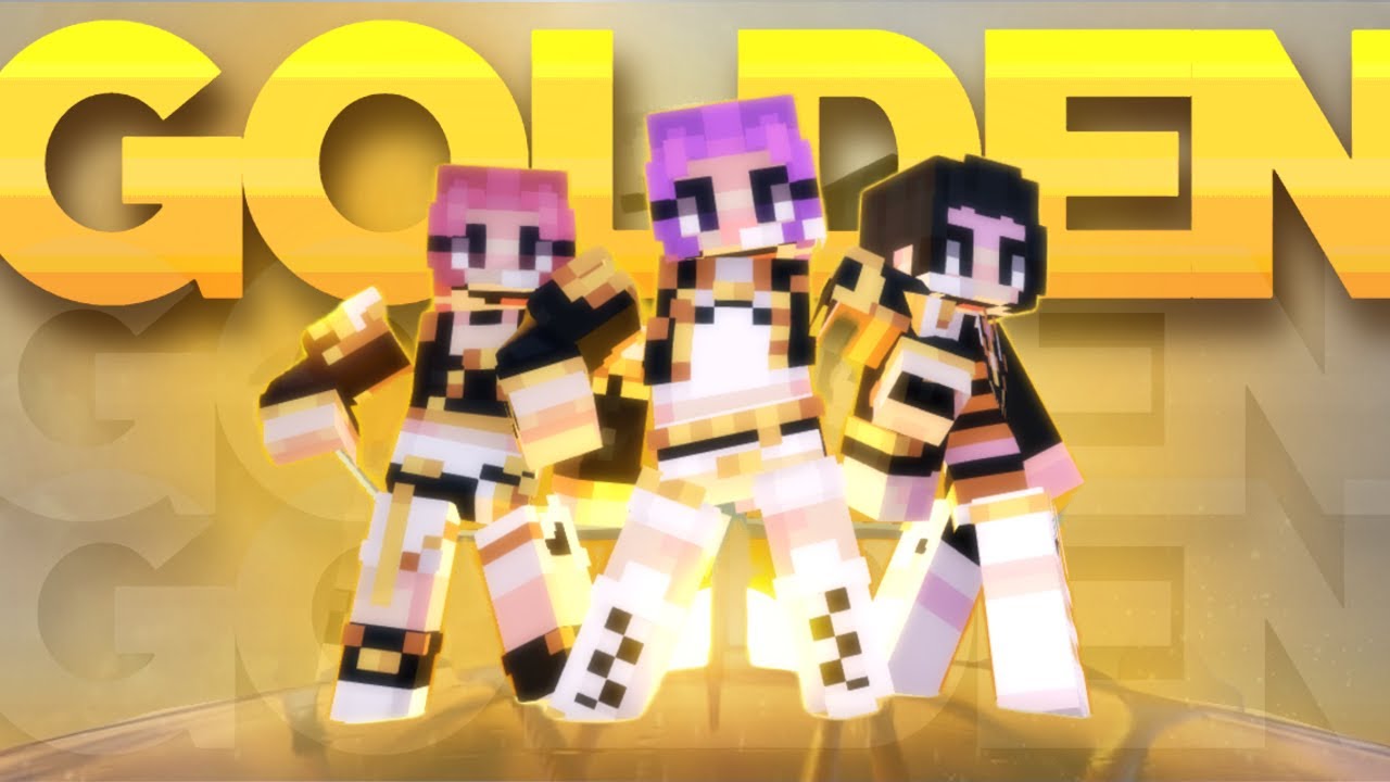 KPOP Demon Hunters: “Golden” Minecraft Music Clip