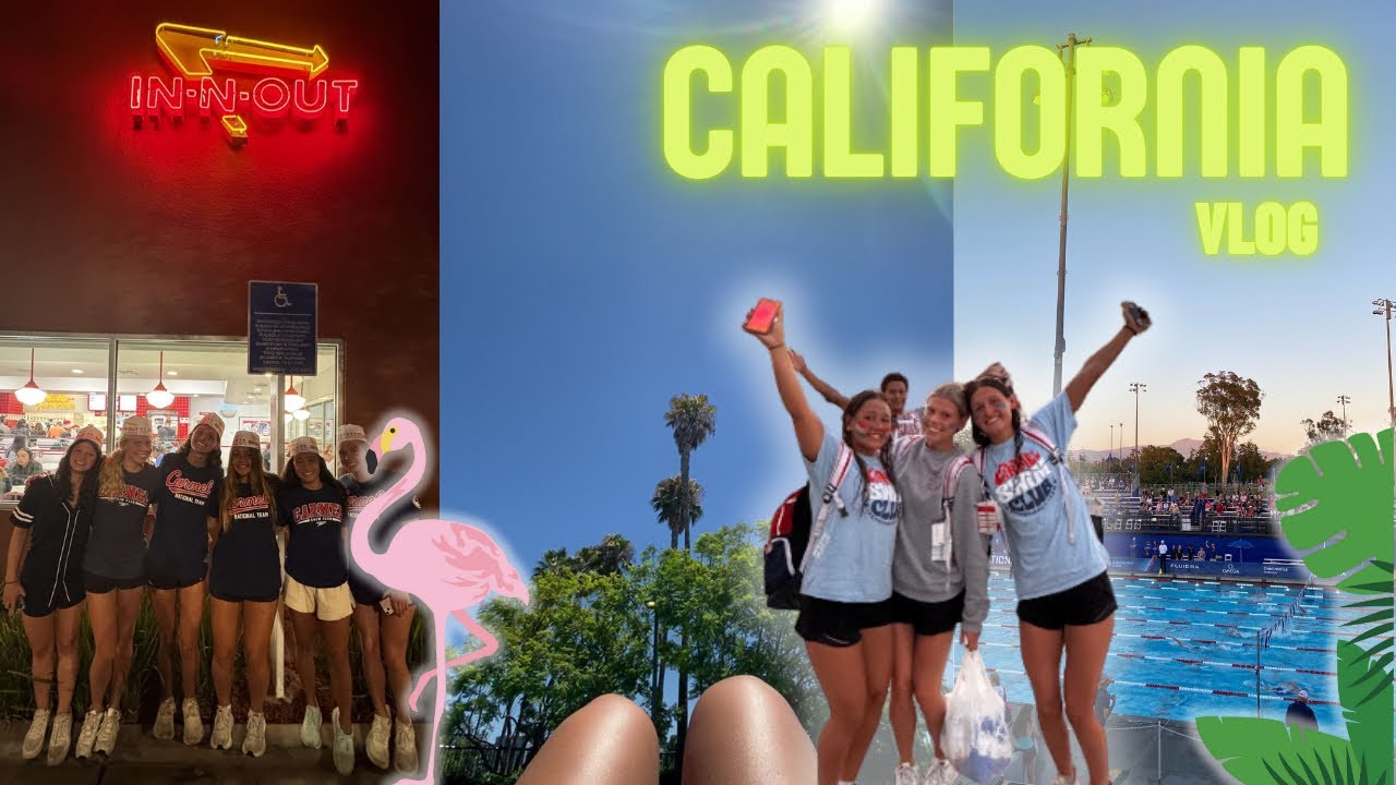 California 2025 || team travel, swim meet, friends!!!