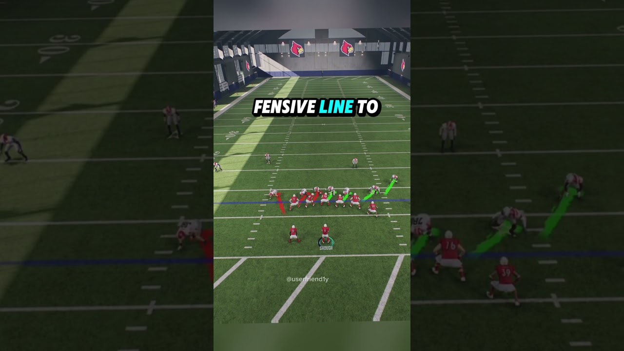 How to counter blitzes in #cfb25 #cfb #collegefootball25 #ncaa25 #tips