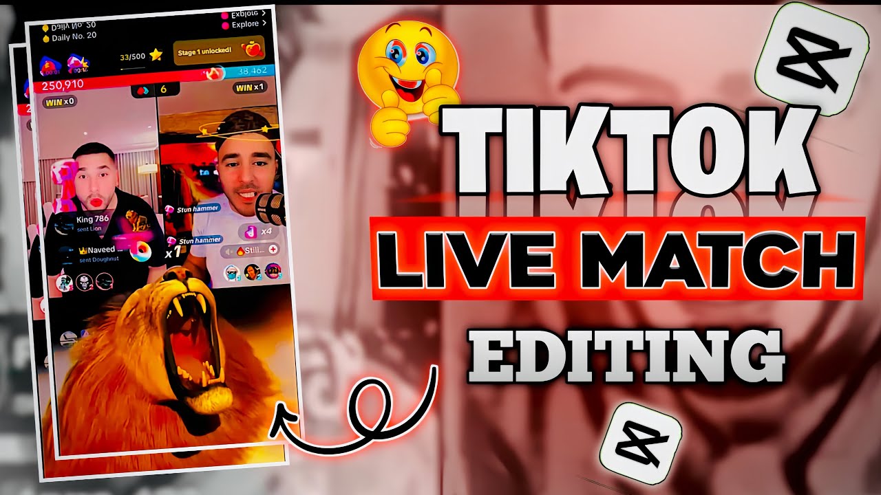 TikTok Live Match Editing In CapCut || Capcut Video Editing Tutorial