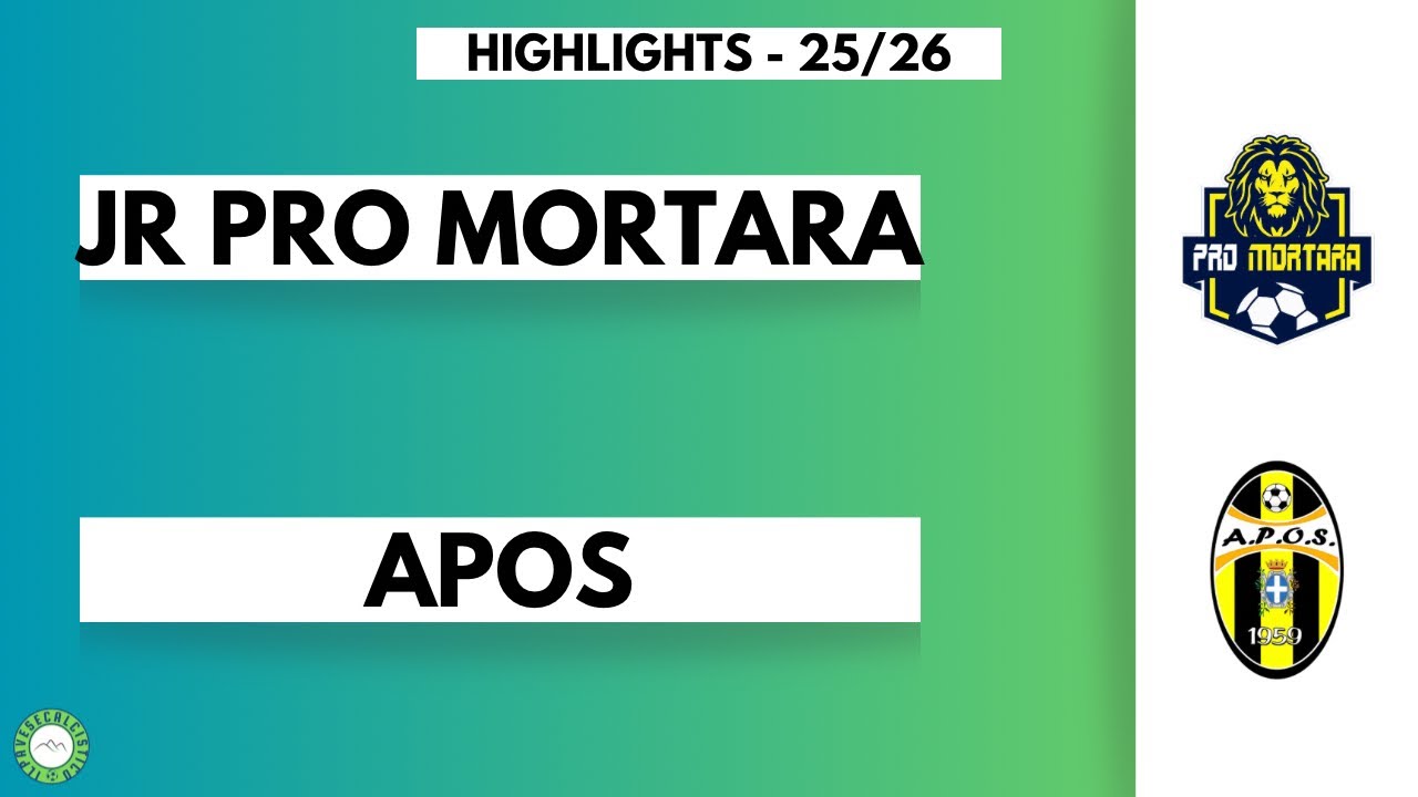 Junior Pro Mortara - Apos highlights 25-26