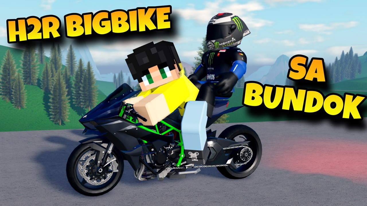 INAKYAT KO sa BUNDOK ang BIG BIKE H2R na MODIFIED ni TROPA at NALIGAW sa ROBLOX