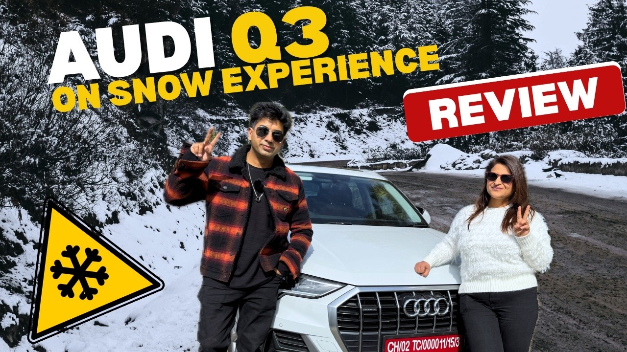Audi Q3 drive full review | Audi Q3 Quattro car review | Audi Q3 snow 4WD | best luxury SUV @Audi