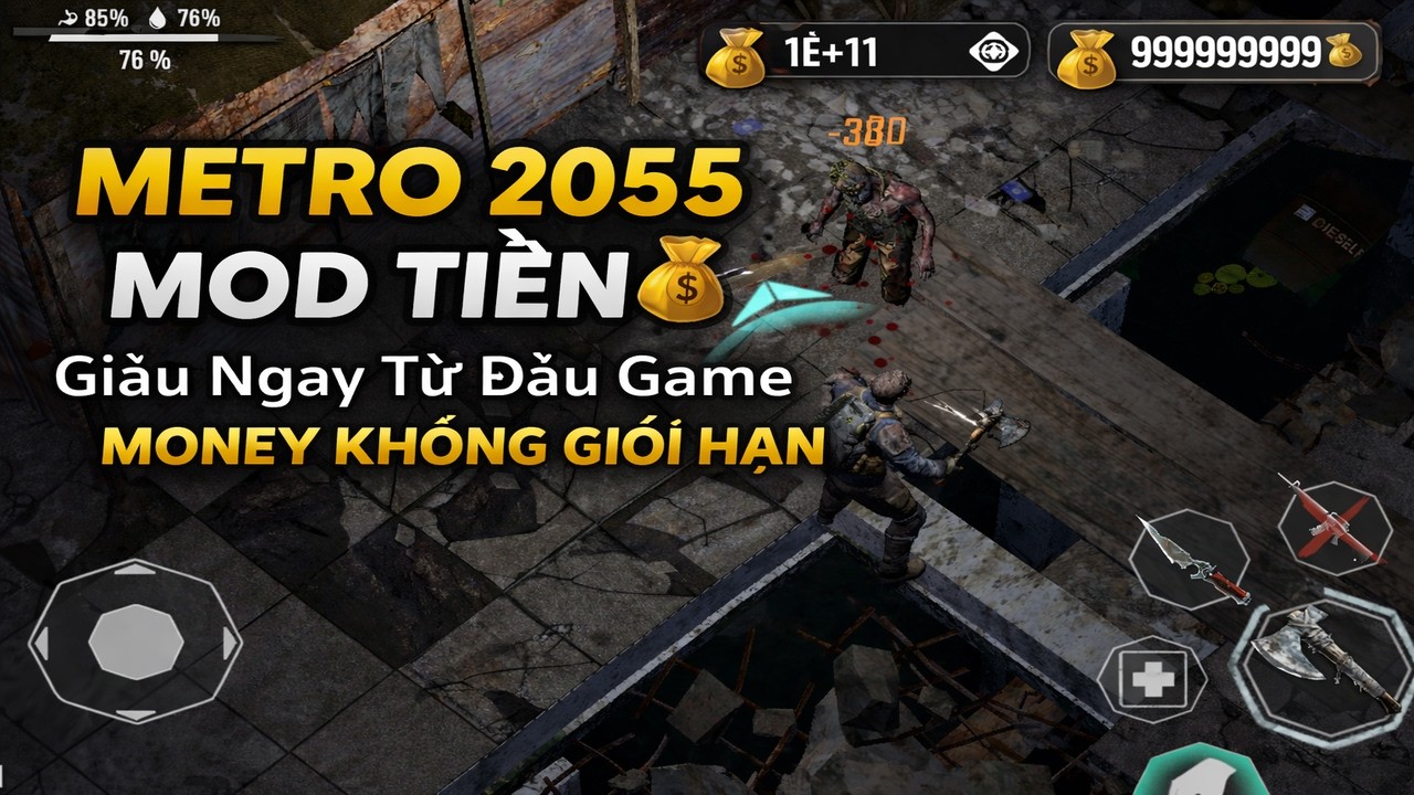 Metro 2055 MOD TIỀN 💰 Giàu Ngay Từ Đầu Game | MONEY KHÔNG GIỚI HẠN