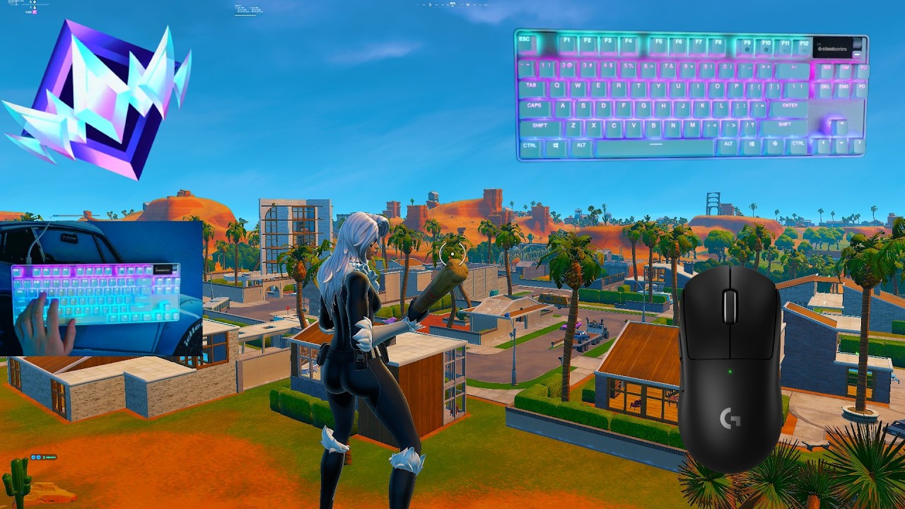 SteelSeries Apex Pro TKL Gen 3 ASMR 😴 Ranked Reload 👑Satisfying Keyboard Fortnite 360 FPS 4K