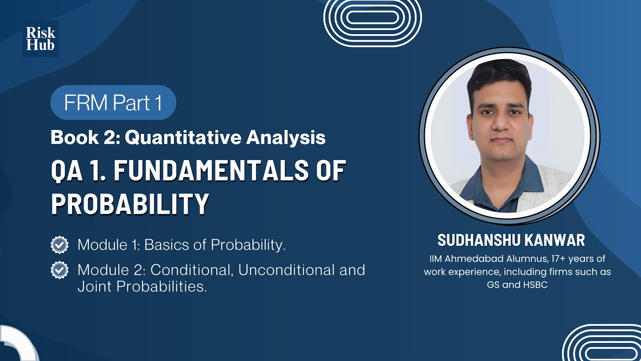 FRM Part 1: QA 1. Fundamentals of Probability