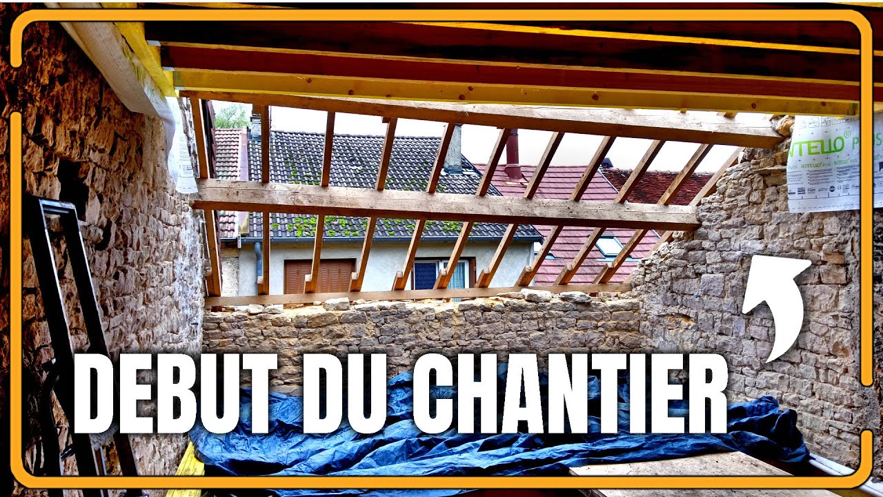 Démontage de la Charpente : Refaire un Toit à Deux en DIY (1/4)