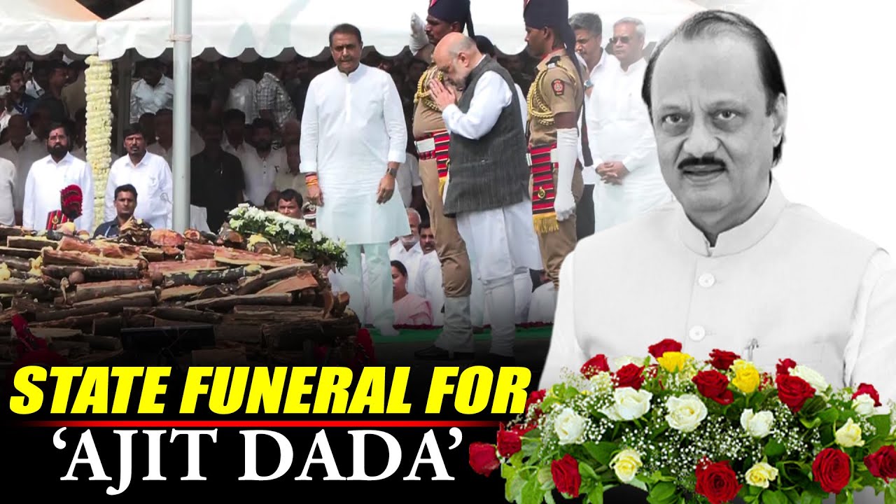 Maharashtra Deputy Chief Minister Ajit Pawar cremated with full state honours in Baramati