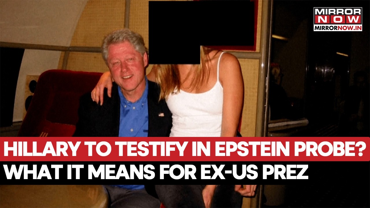 US: Hillary Clinton Set To Testify Behind Closed Doors In House Panel's Epstein Probe | Watch