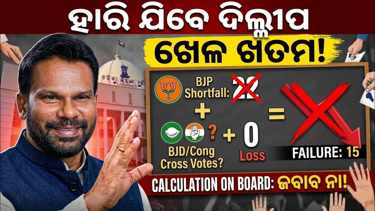 Odisha Rajya Sabha Election 2026 | Will Dilip Ray Win the 4th Seat? Full Political Calculation