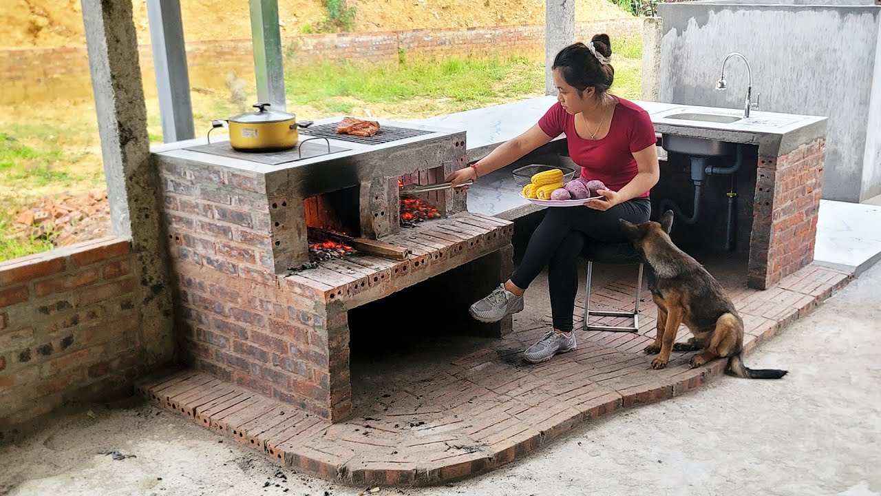 Step-by-Step Solo Build: Large Wood Stove with Multi-Purpose Cooking Space