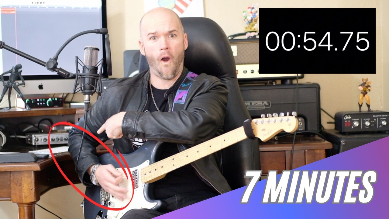Boost Your Palm Mute Downstroke Speed with This 7-Minute Daily Guitar Workout