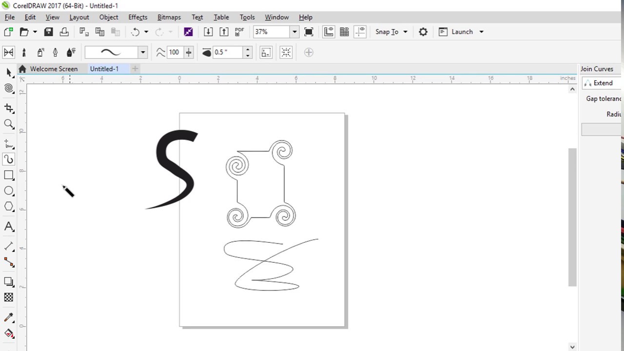 CorelDraw 2017 Tool Bar Introduction