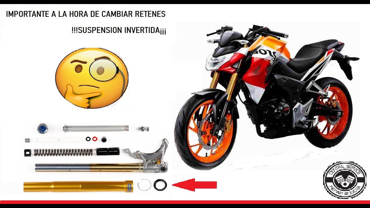 HORQUILLA SUSPENSION INVERTIDA// ASI SE CAMBIAN LOS RETENEDORES// SOLUCIÓN FUGA ACEITE