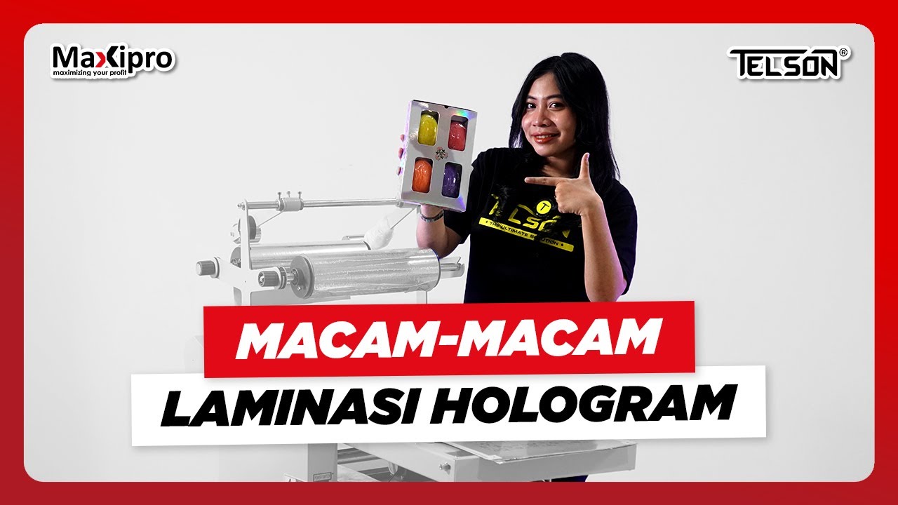 Bikin Laminasi Hologram Menggunakan SATU MESIN! Cobain Semua Bahan Laminasi Hologram - maxipro.co.id