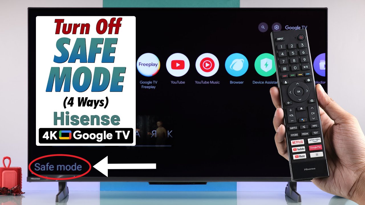HiSense Google TV: как выйти из безопасного режима! [4 способа удаления]