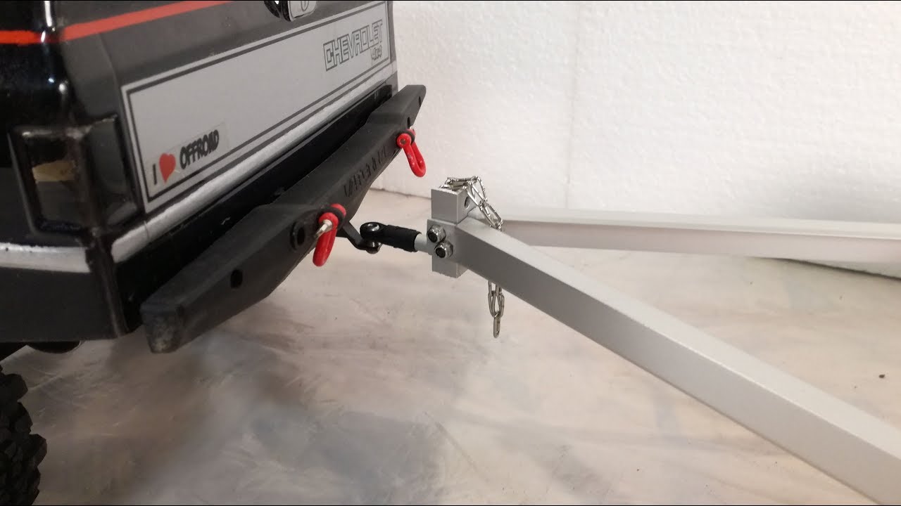 SCX10 Blazer - Install trailer hitch