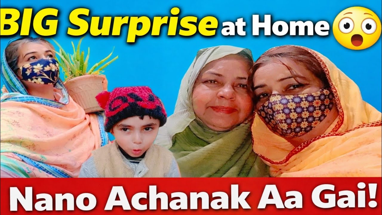 Achanak Nano Ka Surprise Visit 😍 | Basant Me Gamle Tor Diye | Daily Routine Vlog   Ali and Mom Vilog