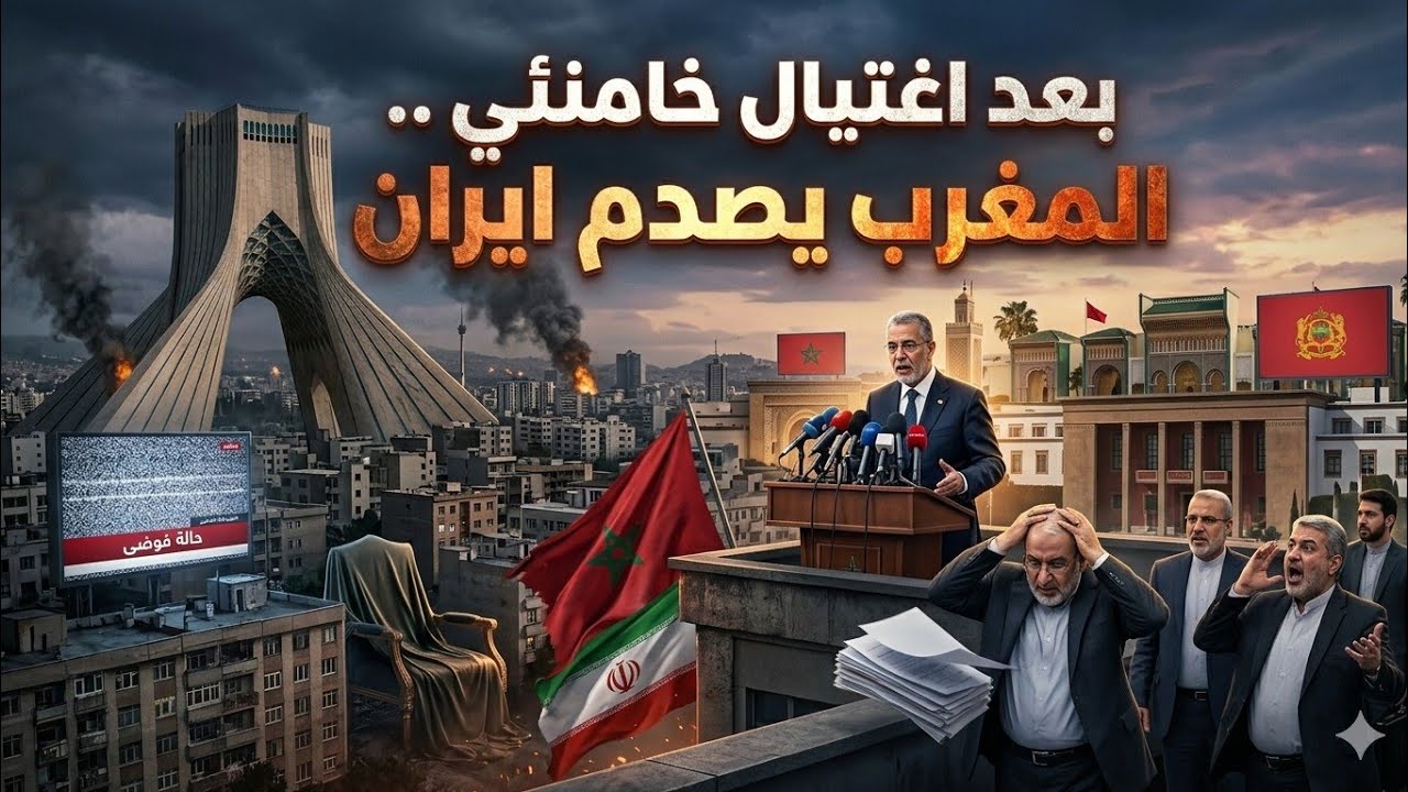 رسميا بعد إغتيال خامنئي هذا ما فعله بنكيران أمام القصر الملكي