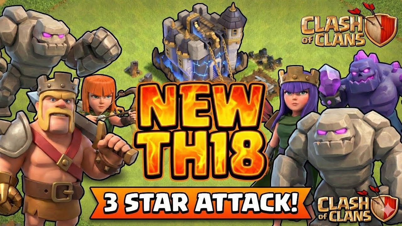 TH18 Fireball + Meteor Golems Smash!  3 Star Grinding Attack | Clash of Clans