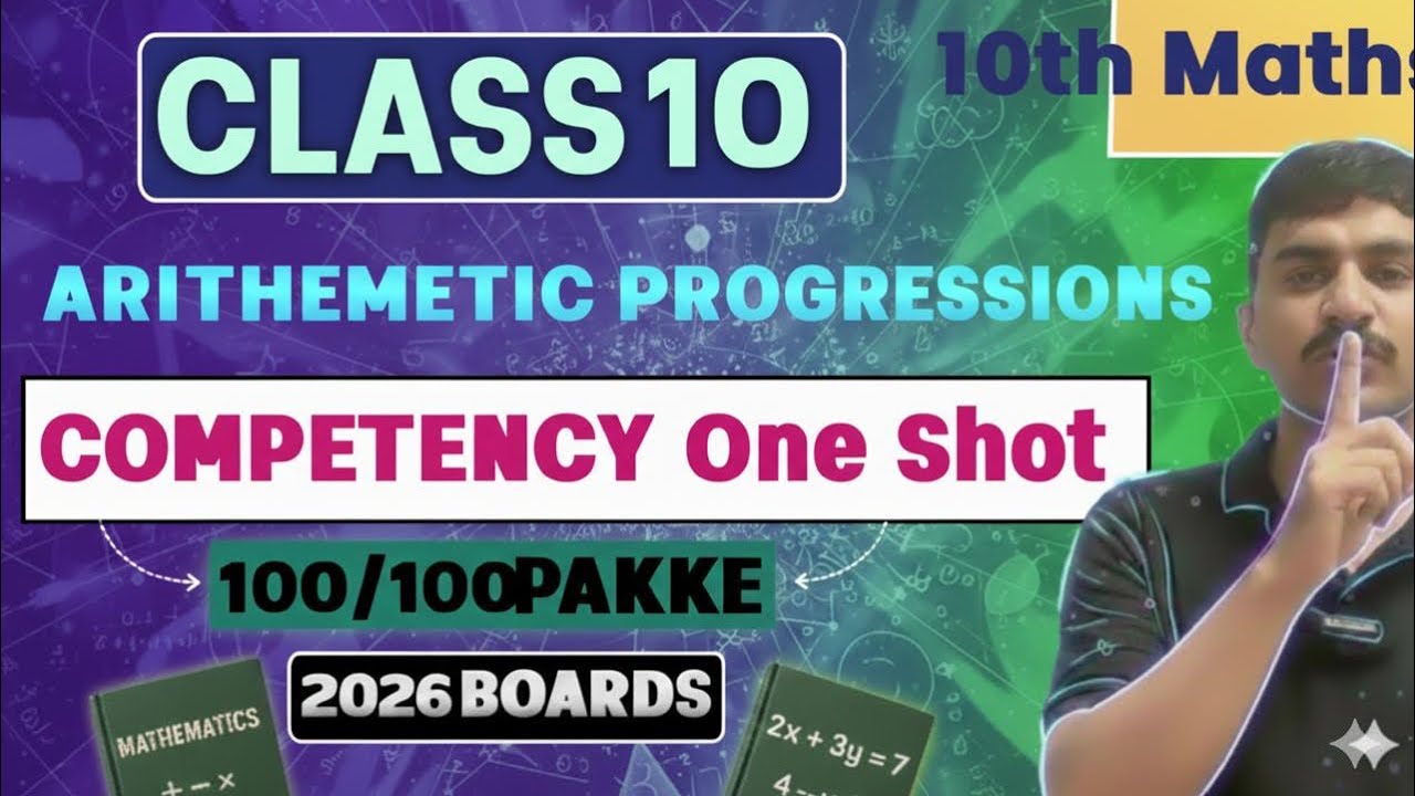 🔥 Arithmetic Progressions One Shot 💥 | Class 10 Maths Full Chapter in 60 Minutes | Score 100% #pw 