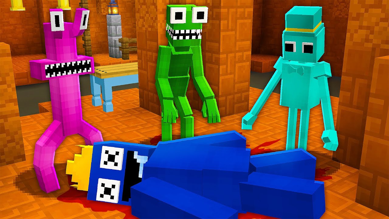 NOVOS PERSONAGENS de RAINBOW FRIENDS pegaram o AZUL!