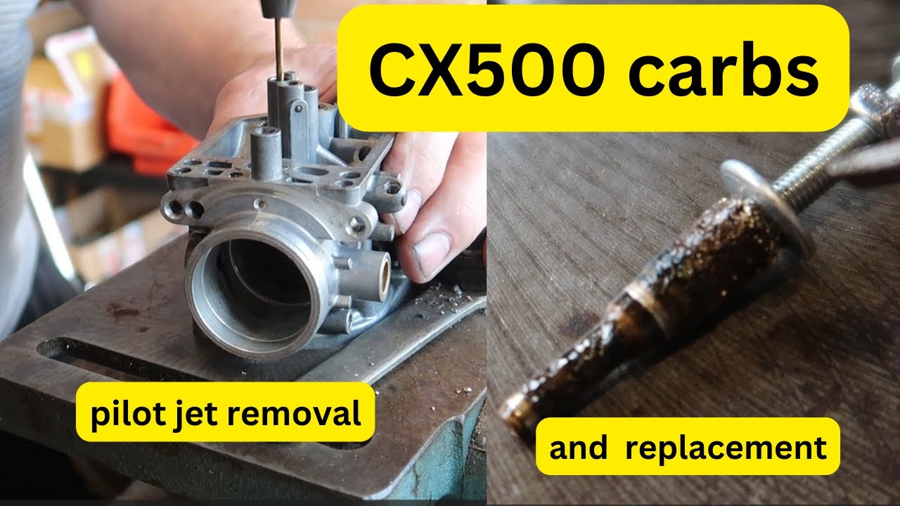 CX500 carbs slow, pilot, idle jet removal, overhaul and replacement/ #Motorcycle| Restoration Biker
