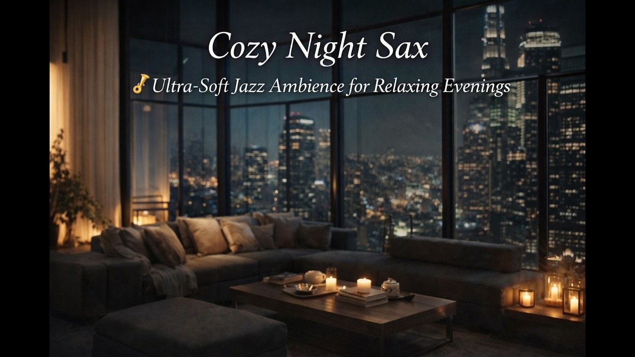 Cozy Night Sax 🎷 Ultra-Soft Jazz Ambience for Relaxing Evenings | EchoVibes