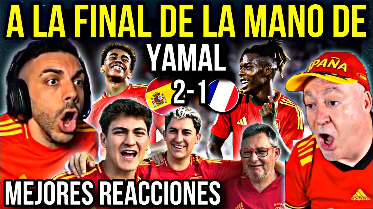 ESPAÑA a la Final de la mano de LAMINE YAMAL! MBAPPE a casa DOMADO! Mejores Reacciones.