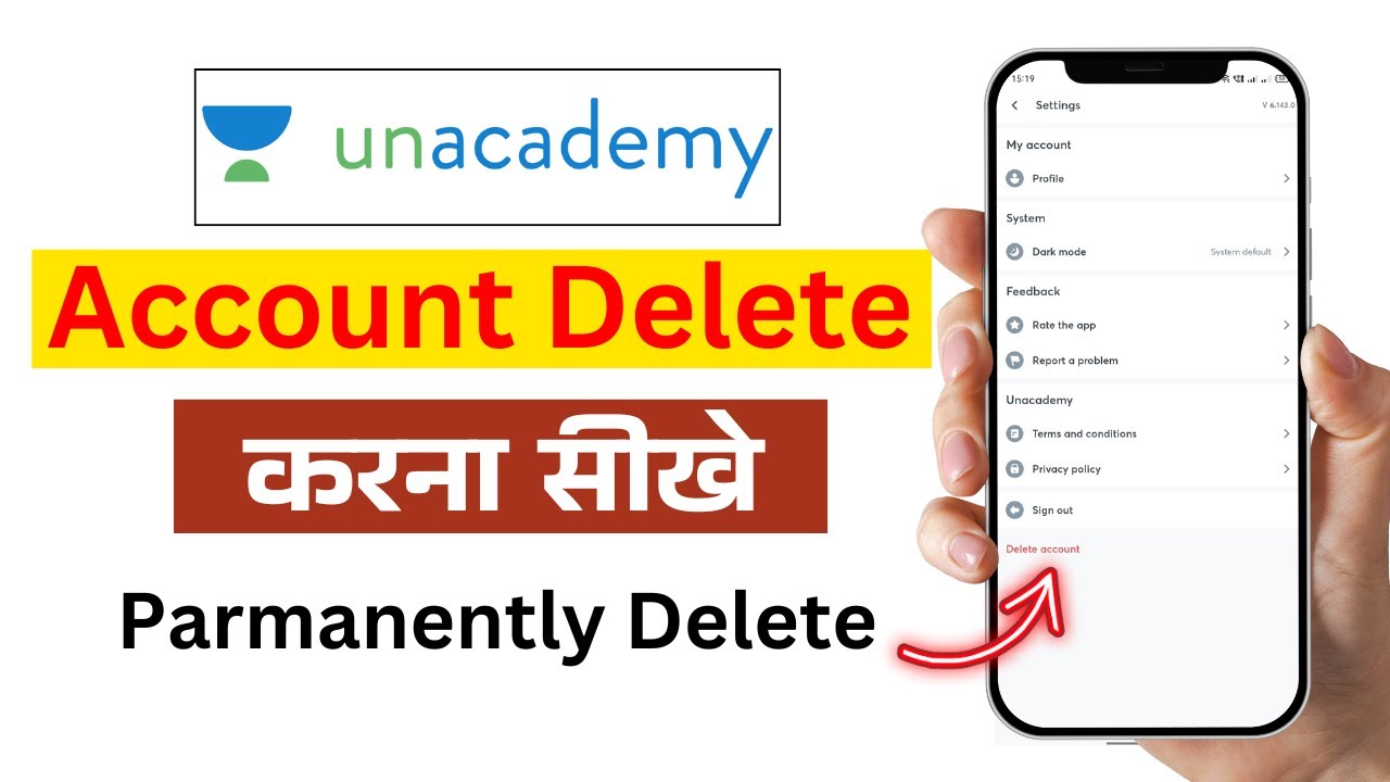 Unacademy Account Delete Kaise Kare | how To Delete Permanently Account in Unacademy App 2025