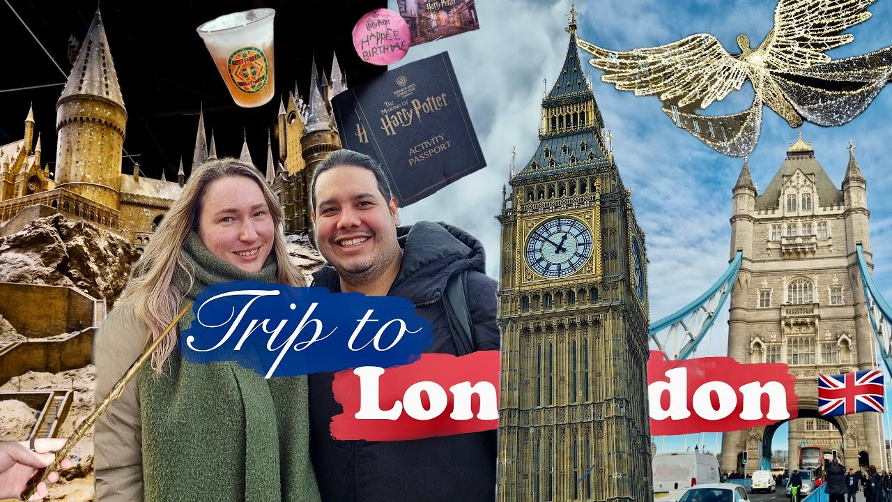 First Time in London 🇬🇧 | Christmas Lights, Hogwarts in the Snow & Life Abroad Vlog