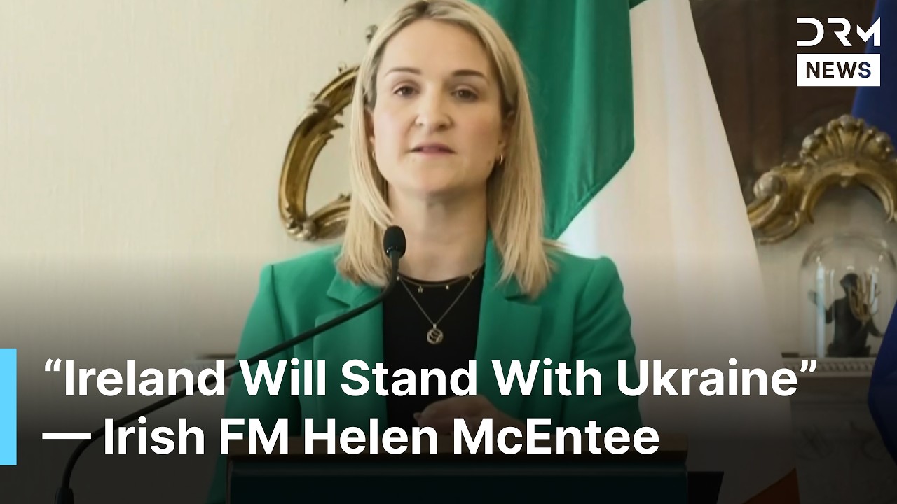 Irish FM McEntee on Ukraine Support, Russia Sanctions, Gaza & Ireland's EU Presidency Goals | AC1N