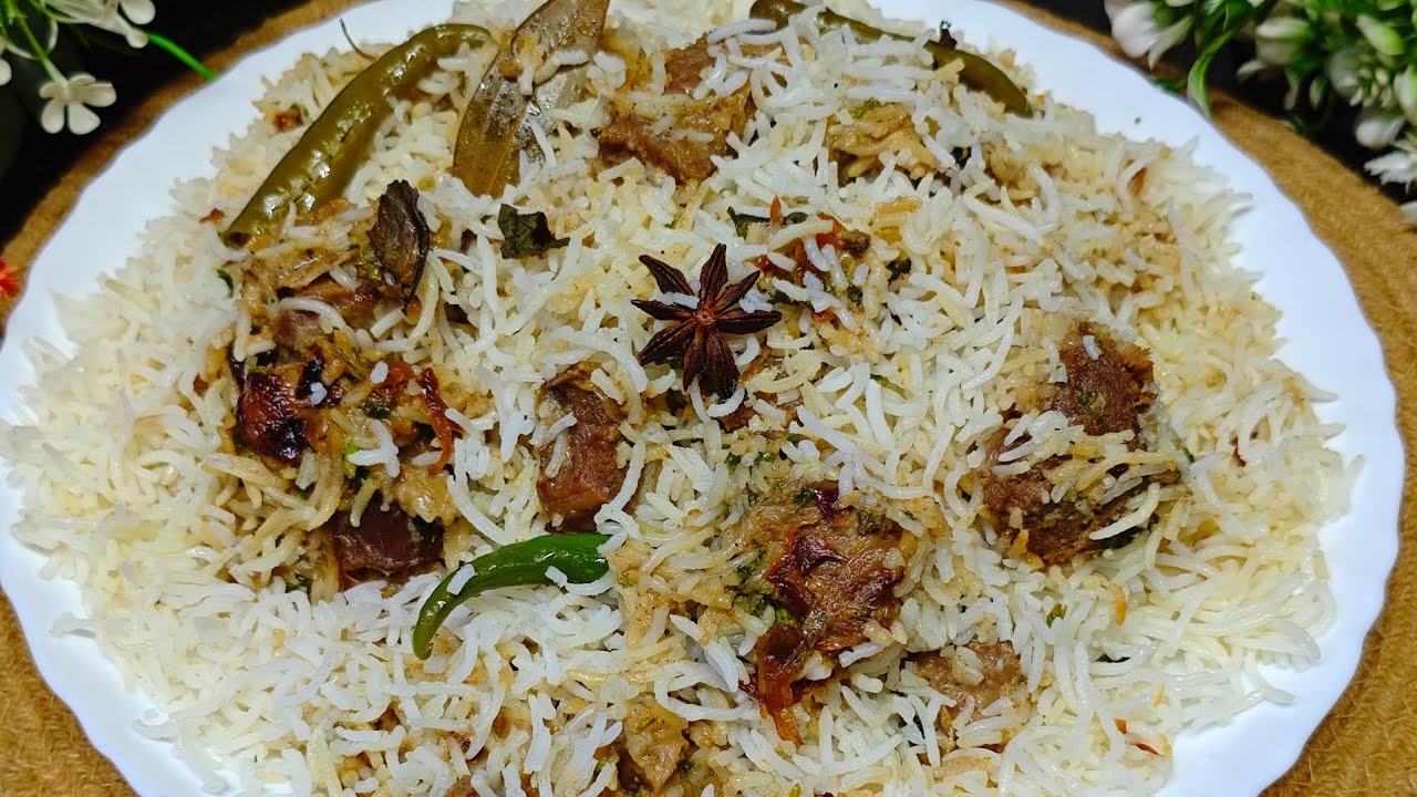 White Mutton Biryani Eid Special #recipe #cooking #food #ramzan #recipe #delicious 