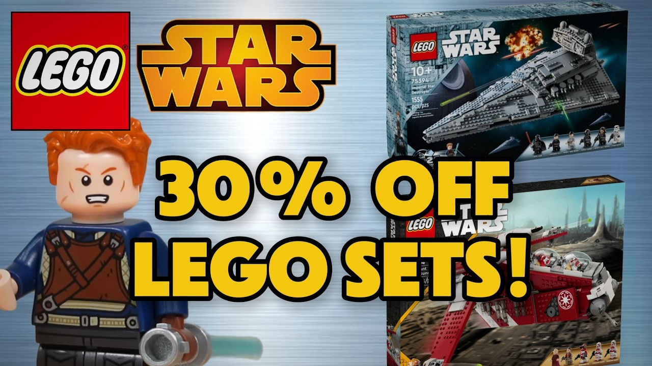 На эти наборы LEGO Star Wars сейчас скидка 30%?!