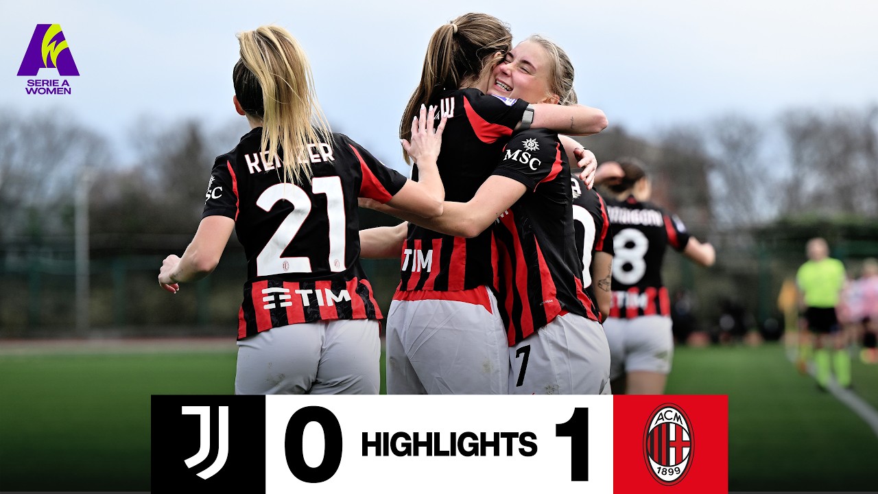 Kyvåg e il rigore parato da Estévez Ogalla | Juventus-Milan 0-1 | Serie A Women Highlights
