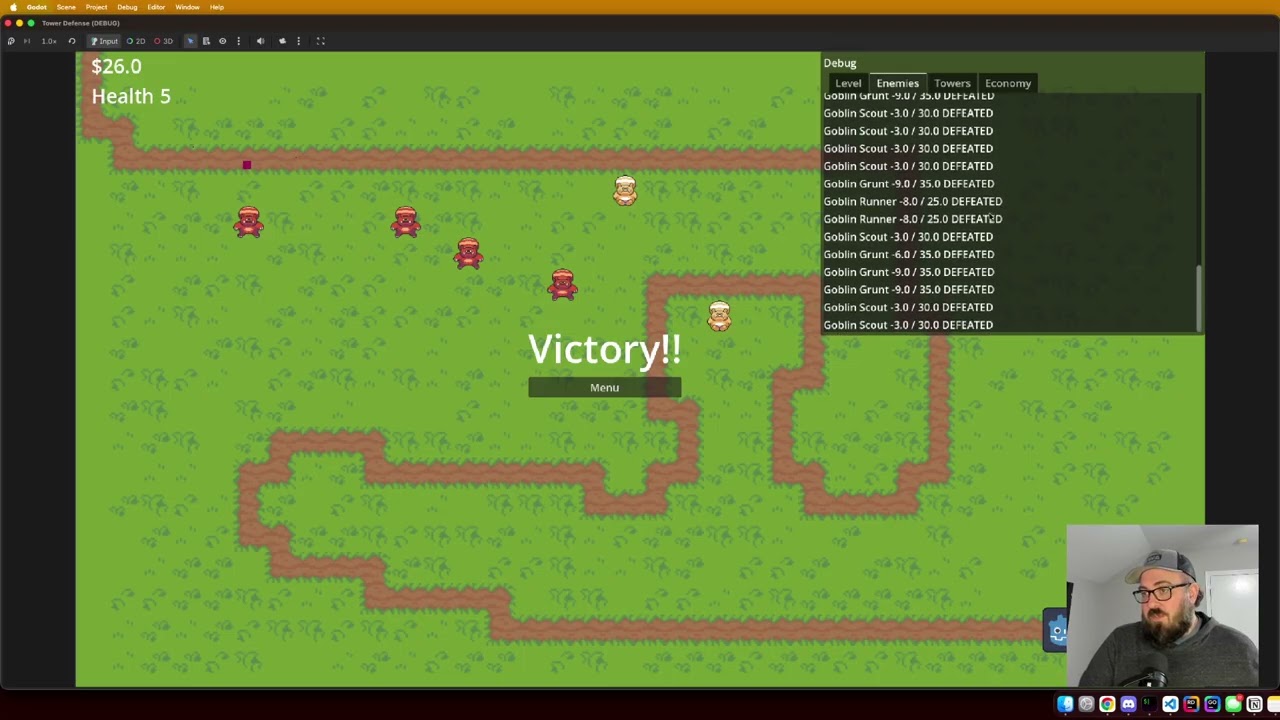 Day 35: Debug Overlay Deep Dive – Observability in Godot | Tower Defense Devlog
