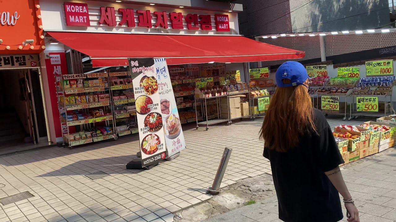 홍대입구 서울 | Walking around HONGDAE Seoul South Korea 🇰🇷