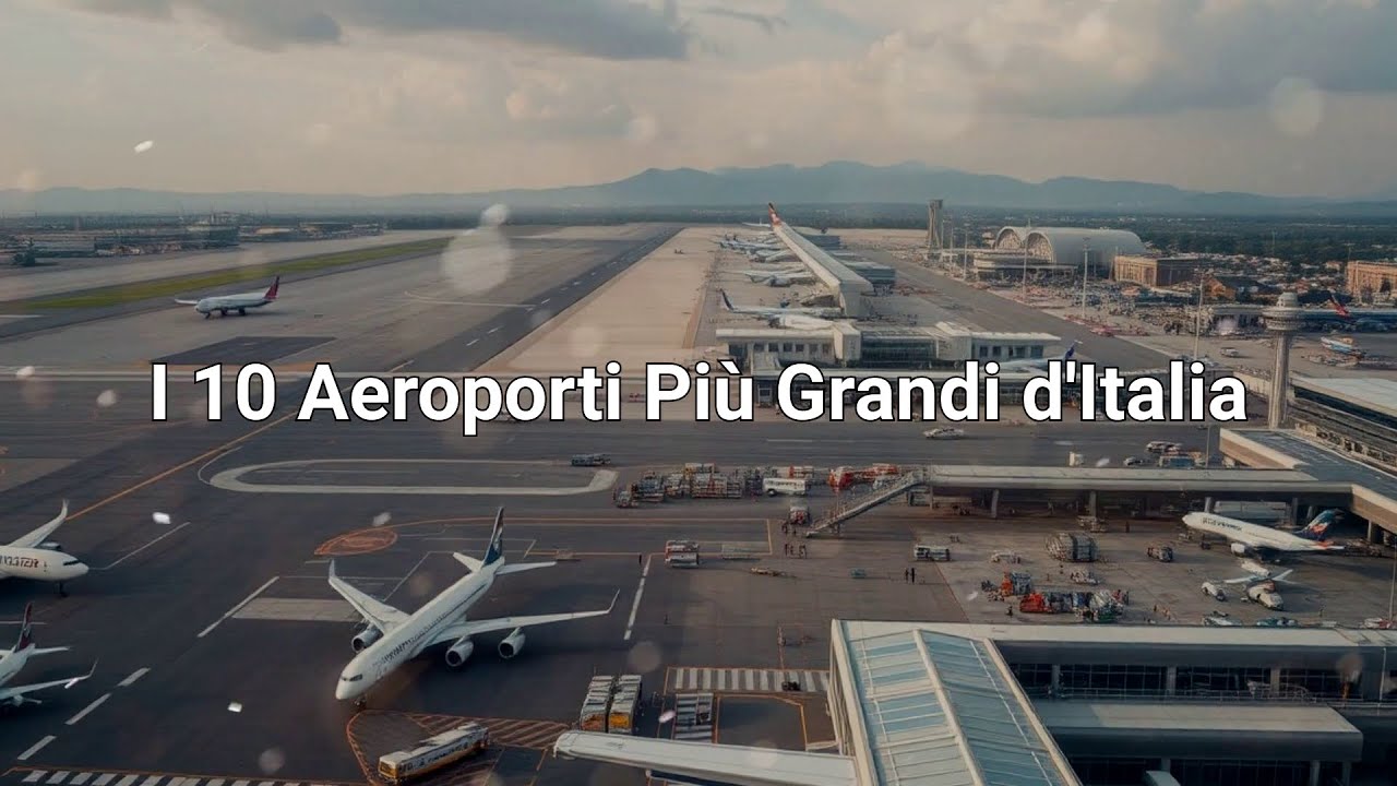 I 10 aeroporti più grandi d'Italia per dimensioni  (più traffico e curiosità)