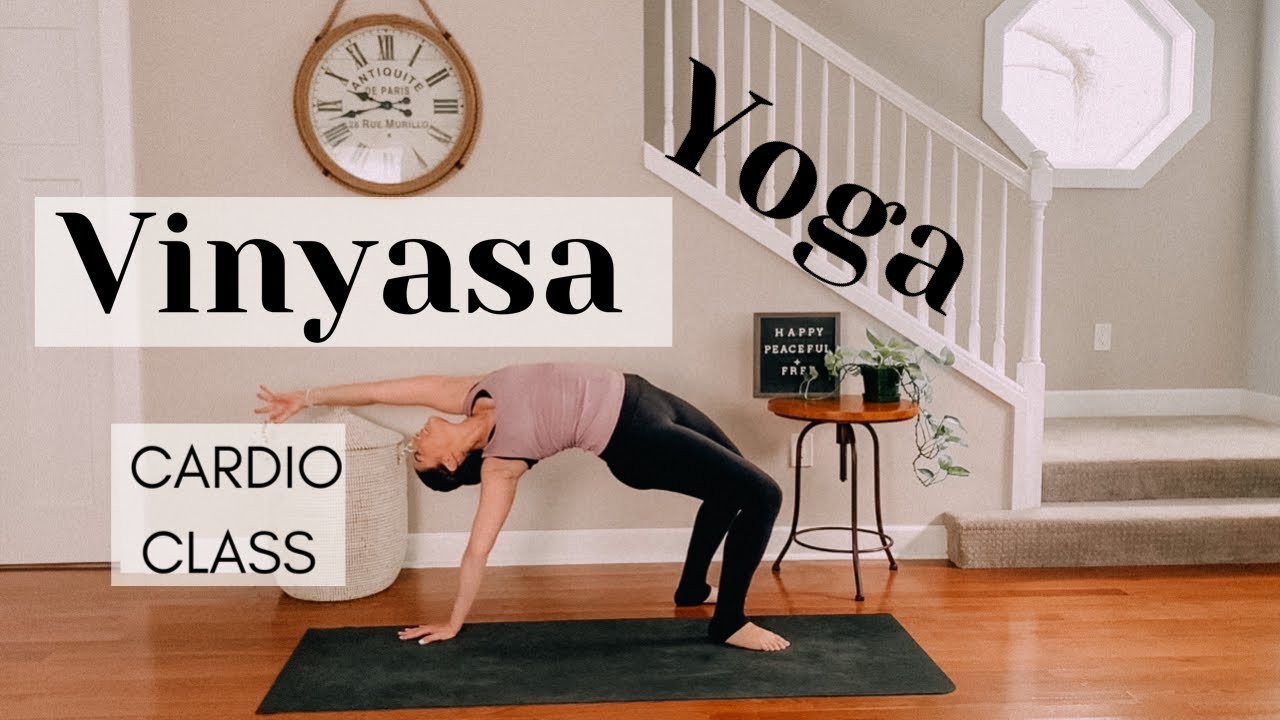40 MINUTE VINYASA FLOW YOGA CLASS | YOGA WITH CARDIO WORKOUT TONE AND STRETCH THE BODY