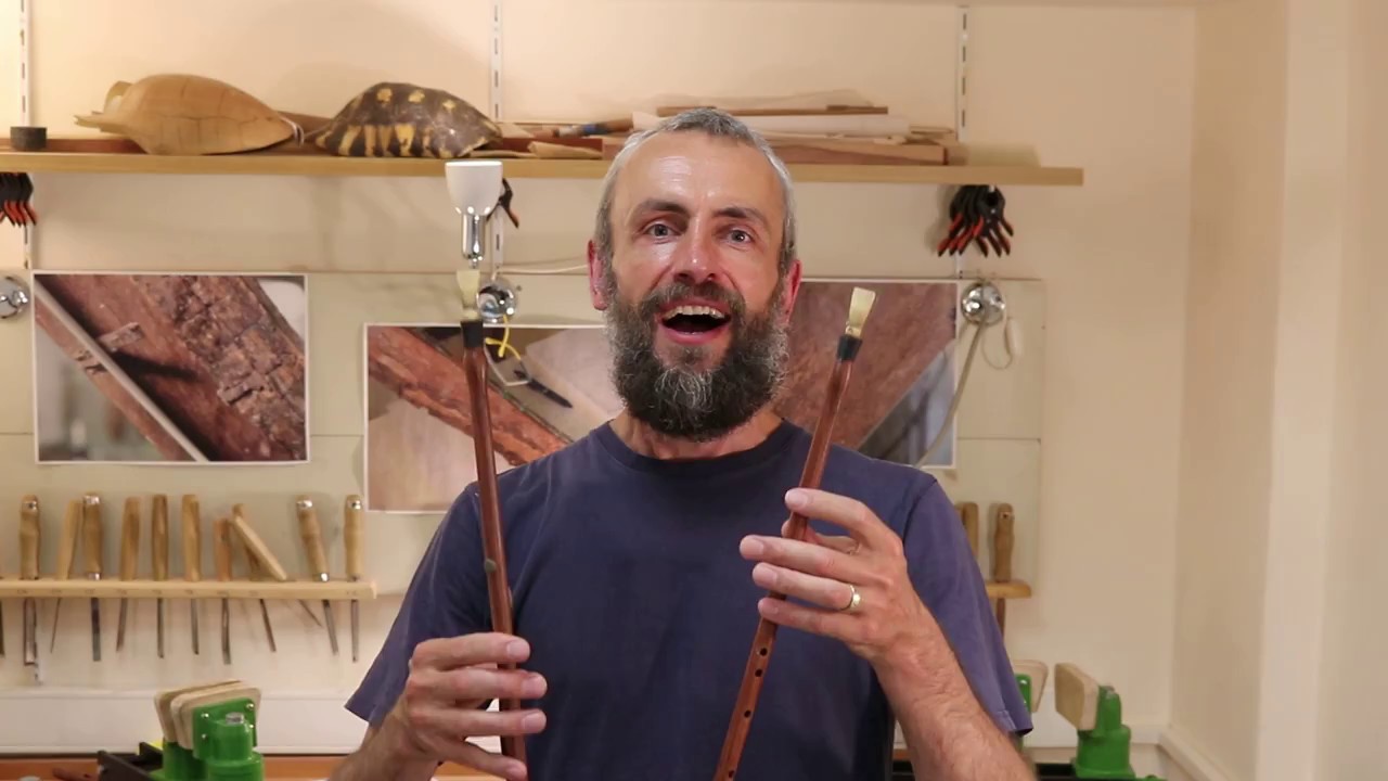 Barnaby Brown playing a Louvre aulos made at the Hermes Workshop, Athens