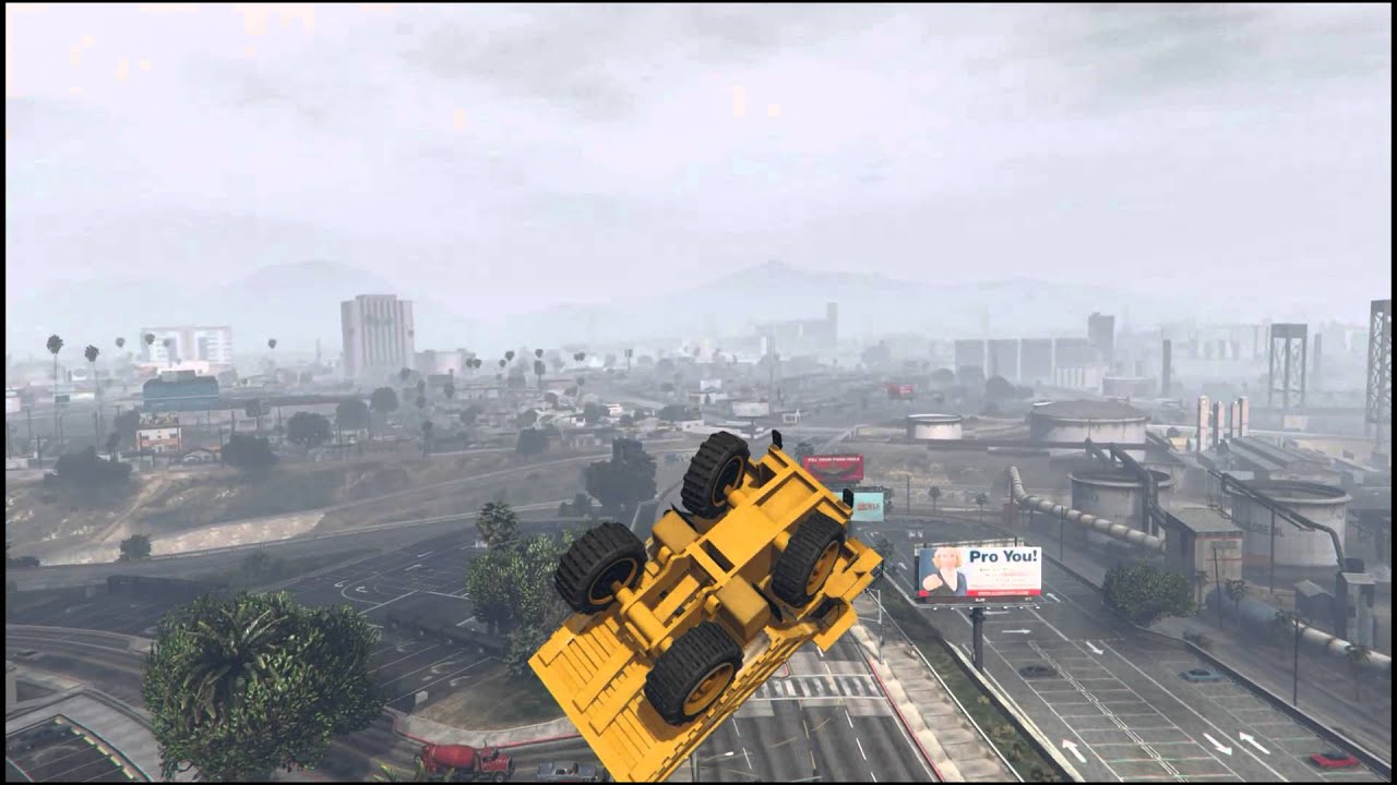 GTA 5 - Dumptruck Corkscrew Stunt