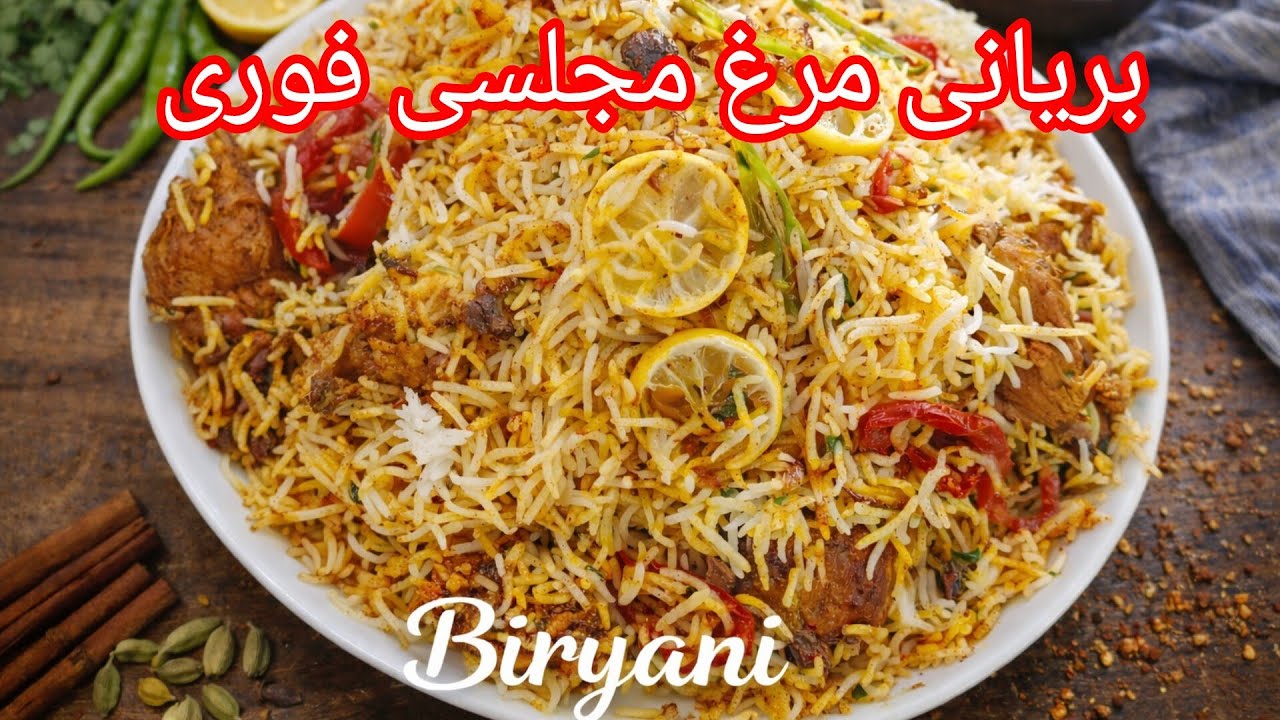 بریانی ده دیگ بخار باورت میشه 😱 Biryani in Just 5–10 Minutes | Quick & Easy Chicken Biryani 🔥