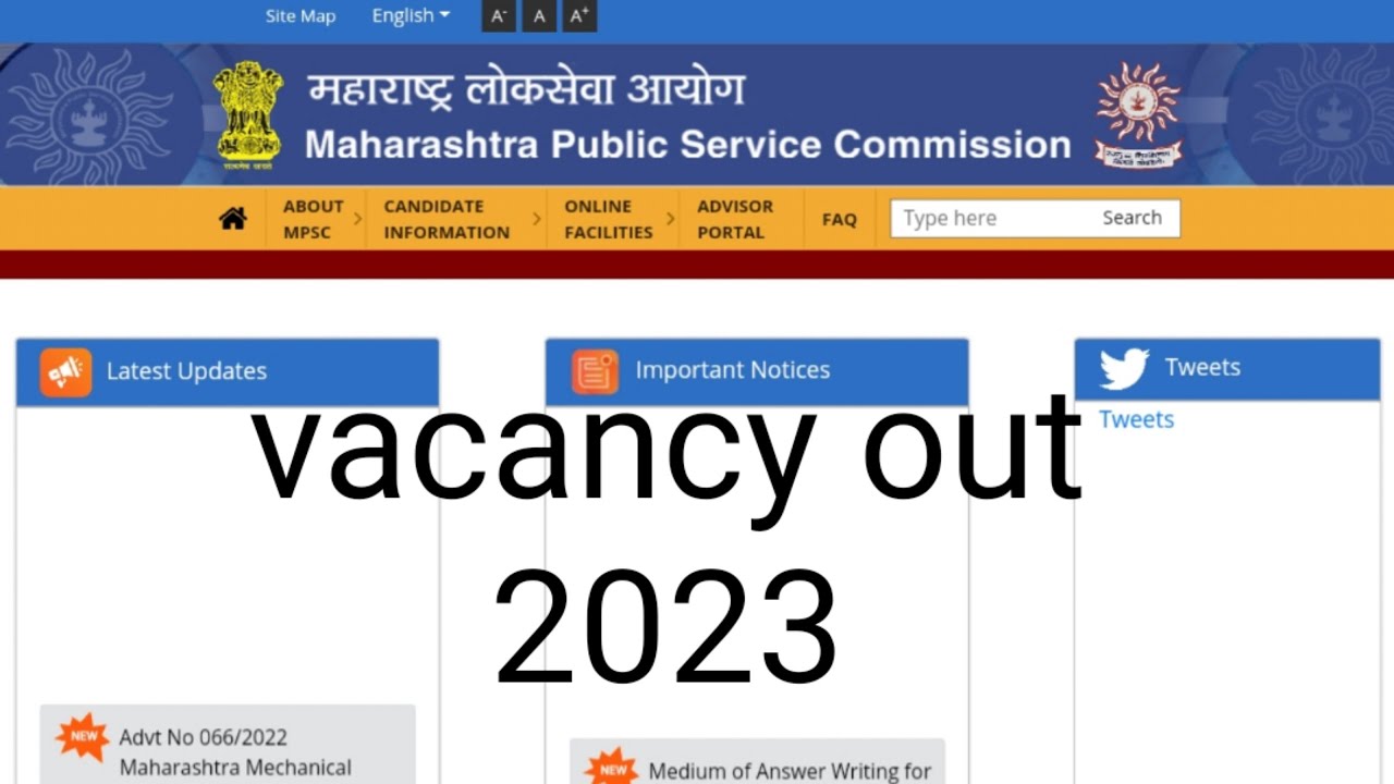 MPSC assistant professor job 2023/mpsc vacancy 2023/mpsc requirment 2023